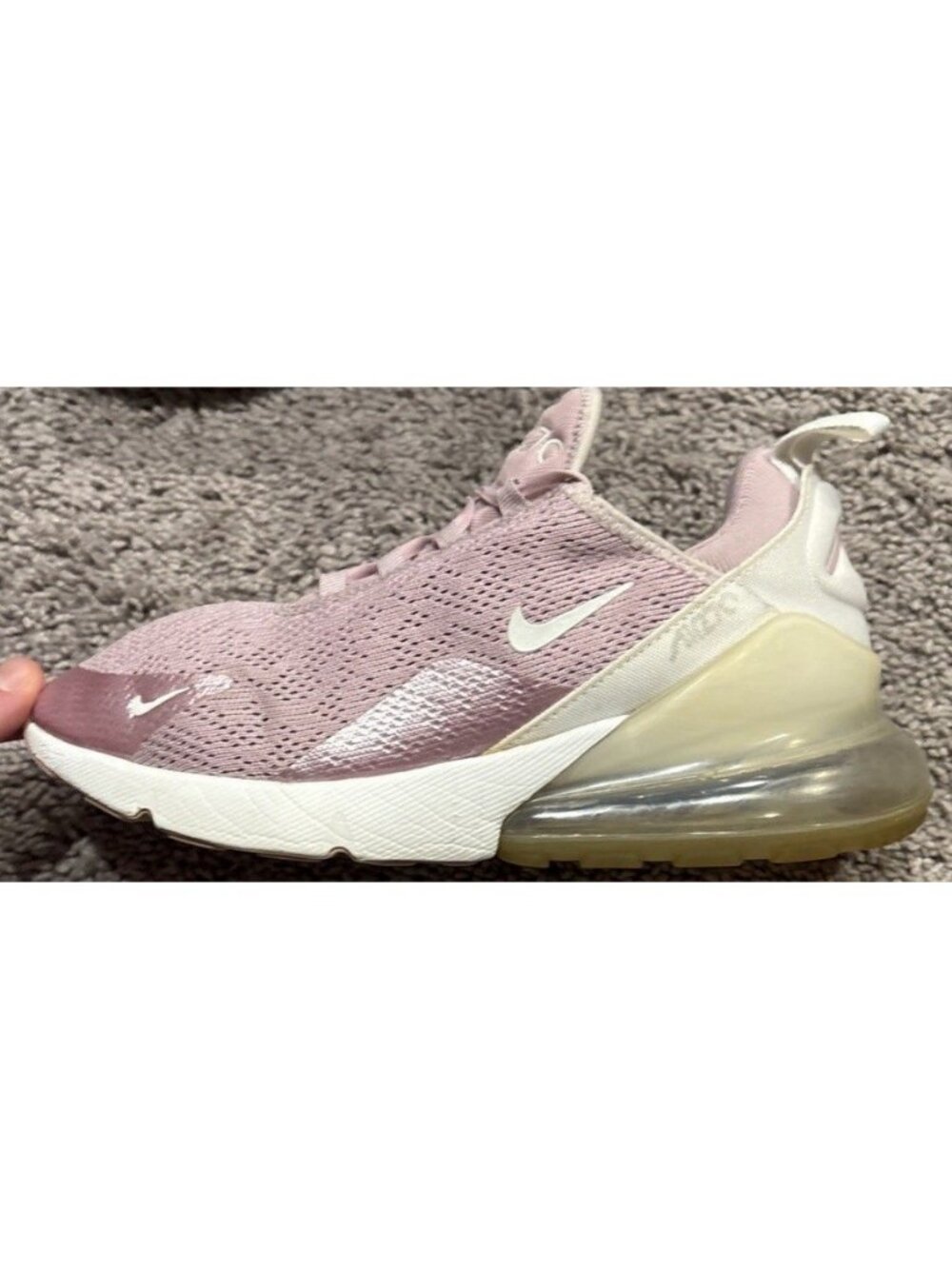 Nike Air Max 270 Elemental Rose Pink White Womens 8.5 Sneakers CI5779-500